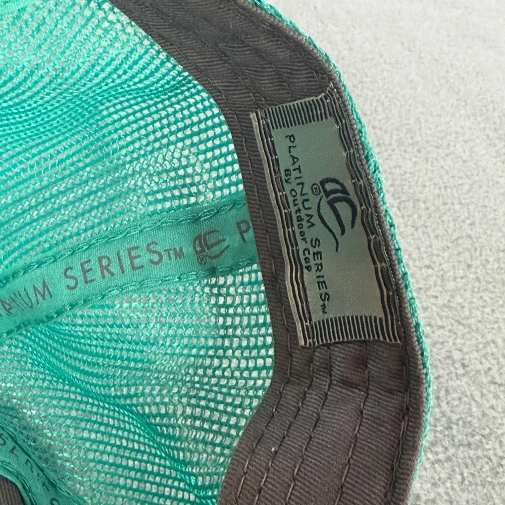 Alan Jackson Signed Gone Country Trucker Hat Grey Teal Outdoor Cap Tour Hat - Picture 8 of 9